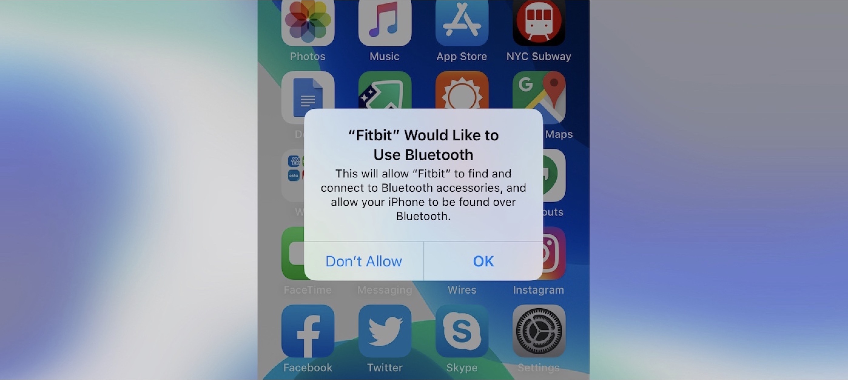 fitbit and ios 13